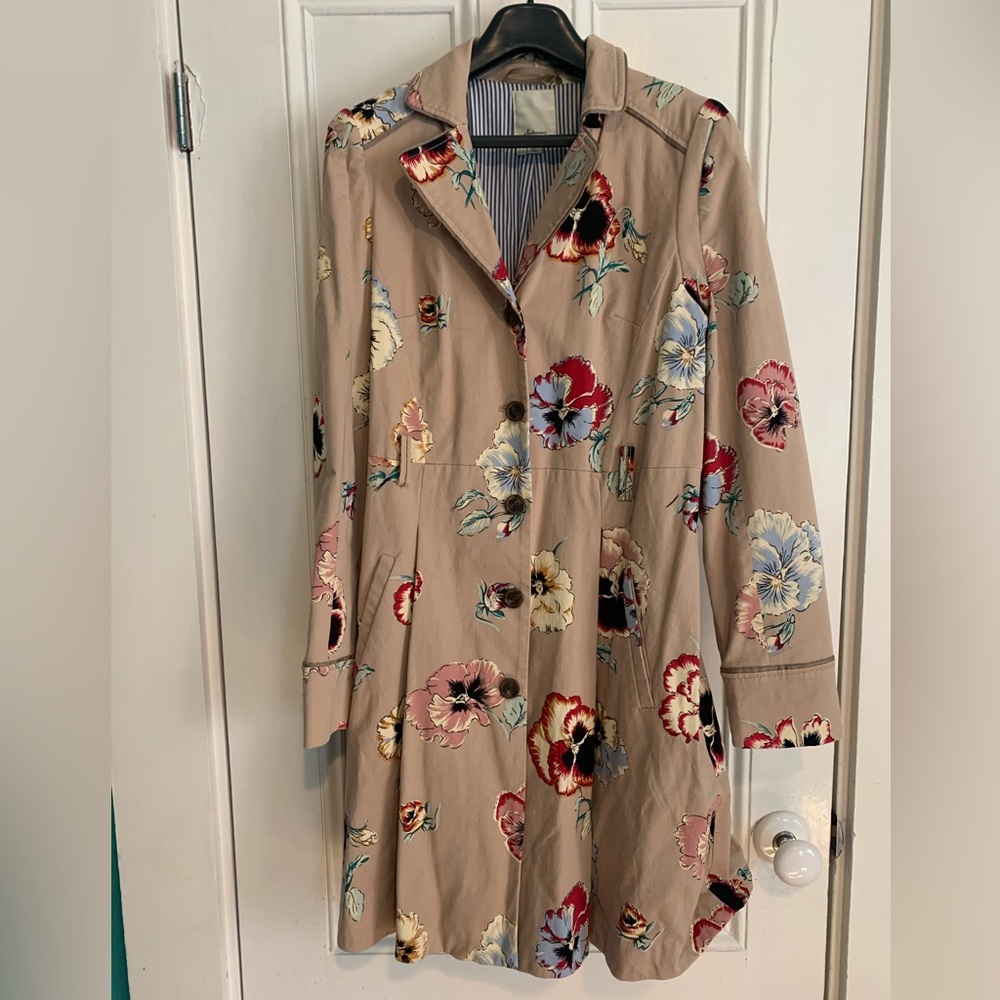 Elevenses statement trench coat with corset back size 12